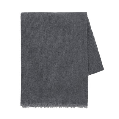 Light Gray Italian  Cashmere Throw
