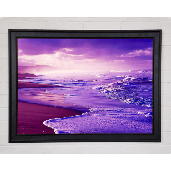 Highland Dunes The Morning Oceans Ebb Framed Print 9492 Wayfair co uk