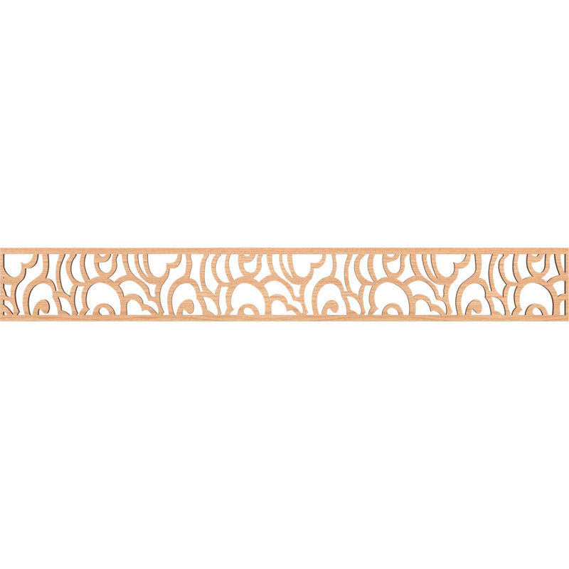 Moulure de panneau Springfield, Noyer blanc, H 6 po x l 46,5 po x P 0,25 po