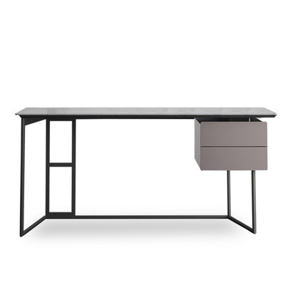 Modern Light Luxury Sintered Stone Tabletop Desk