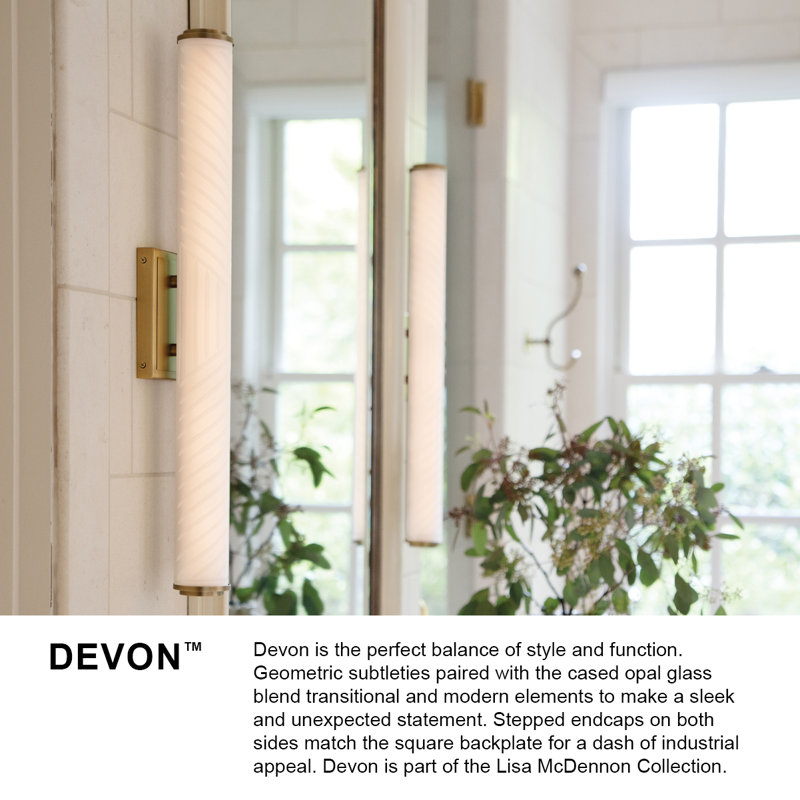Devon Integrated LED Bath Vanity Light by Lisa McDennon
