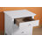 Lausanne White 3 Drawers Nightstand-982162737