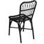 Chaises de patio extérieures (2) - Gris de style contemporain avec structure en fer sans assemblage, capacité de 400 lb, pour un espace de jardin moderne et protégé, facile à nettoyer, capacité