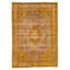 Tapis doré foncé à transition de couleur 6 pi 6 po x 9 pi 4 po