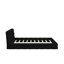 Grand lit plateforme tapissier-430992530