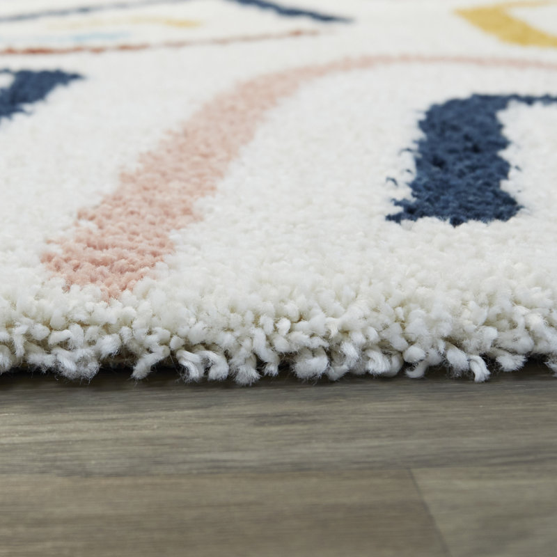Tapis à poils longs Catelin, Rectangle 3 pi 11 po x 5 pi 7 po