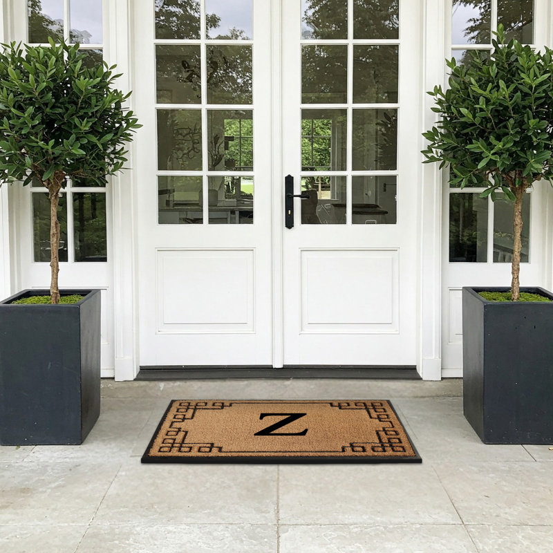 Tapis d'entrée antidérapant Monogram, Z, L 24 po x L 39 po