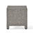 Charmante table d'appoint en rotin de polyéthylène pour une oasis extérieure, rehaussant le style et la fonctionnalité