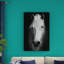 Cheval, reproduction d'art sur toile, cheval noir et blanc-1375753395-1453877298-1423470403