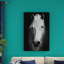 Cheval, reproduction d'art sur toile, cheval noir et blanc-1453877298-1375753395-1423470403
