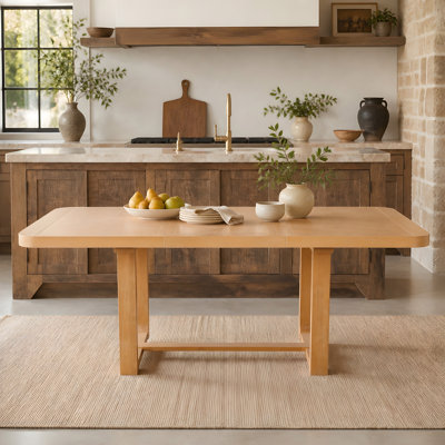 Table de salle à manger extensible Carvewood