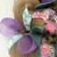 Couronne de printemps avec nichoir pastel