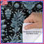 Housses de couette à motif floral bleu-130095010