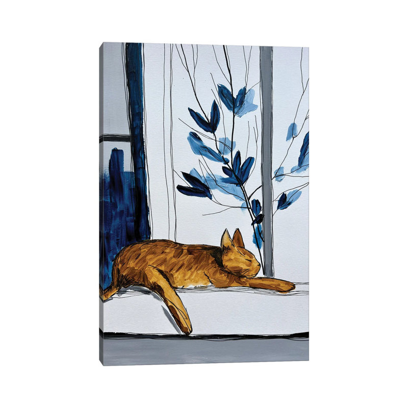 «Lazy Morning», reproduction d'art sur toile tendue, H 12 po x l 8 po, Toile tendue, Ne s’applique pas