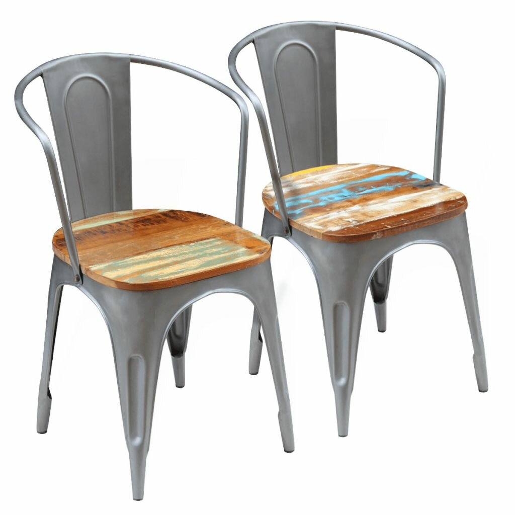 Wayfair metal deals dining chairs