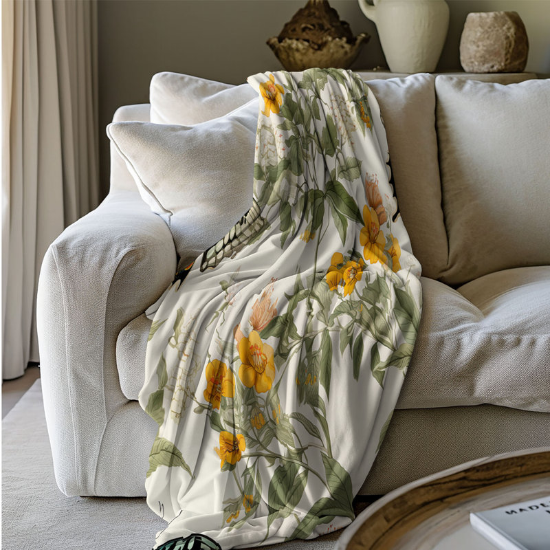 Garden Wings - 1 pièce Sherpa Premium, Lit simple