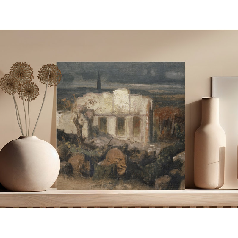 Lindquist 1 Piece Wrapped Canvas Wall Art Set, 14x14