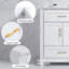 Meuble-lavabo blanc 48 po avec rangement abondant, portes et tiroirs à fermeture en douceur, à l'exception du lavabo en céramique-86711239