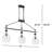 Meli Breece 3 - Light Kitchen Island Linear Pendant