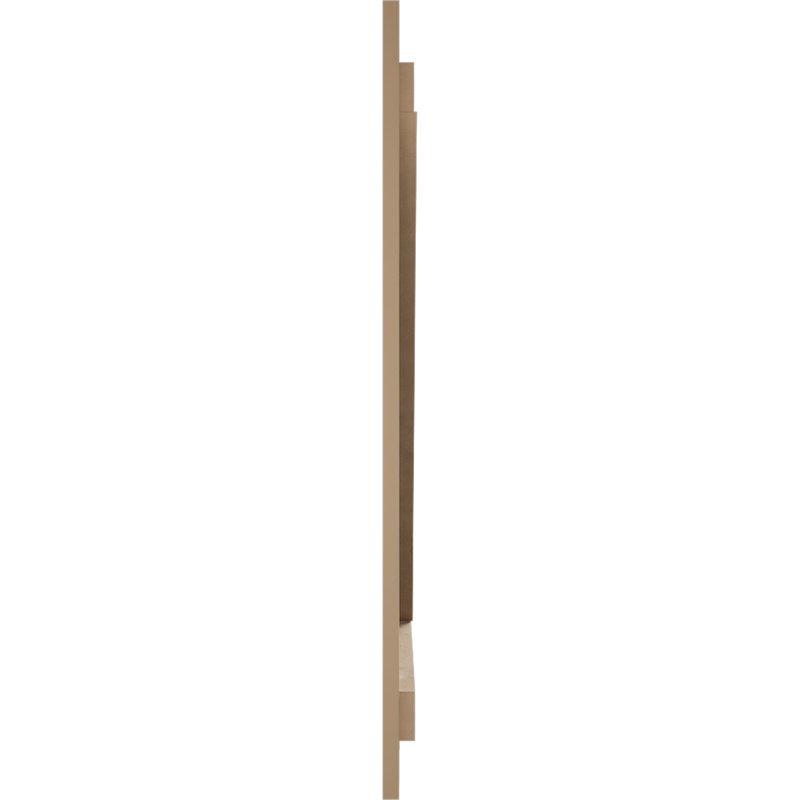 Rustic Tan Faux Wood Board-n-Batten Shutters, 90'' Height