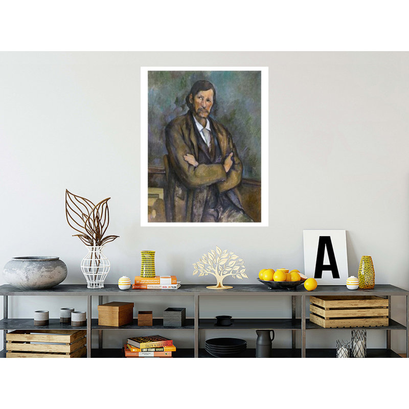 «Homme aux bras croisés» par Paul Cézanne, H 40 po x l 32 po