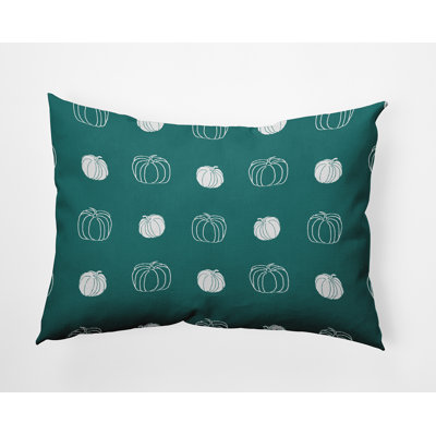 Pumpkin Pattern Accent Pillow