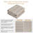 Washable Rug Imitation Braided Print Area Rug Non Slip Large Rug for Living Room Solid Printed Textured Rug Farmhouse Carpet Rug for Bedroom Dining Room-1019551711
