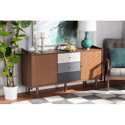 Hinerman 56.9" Wide 3 Drawer Sideboard by Corrigan Studio
