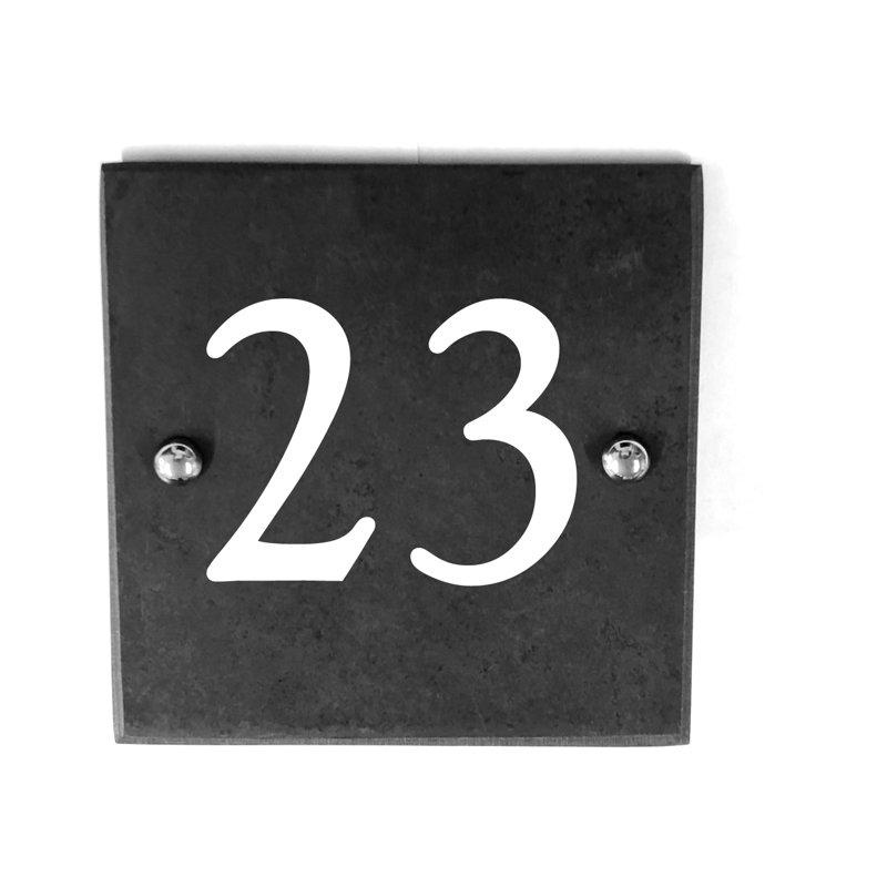 Planterra 15cm H Slate House Number