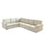 Canapé modulaire rembourré (beige, blanc)-1448341067