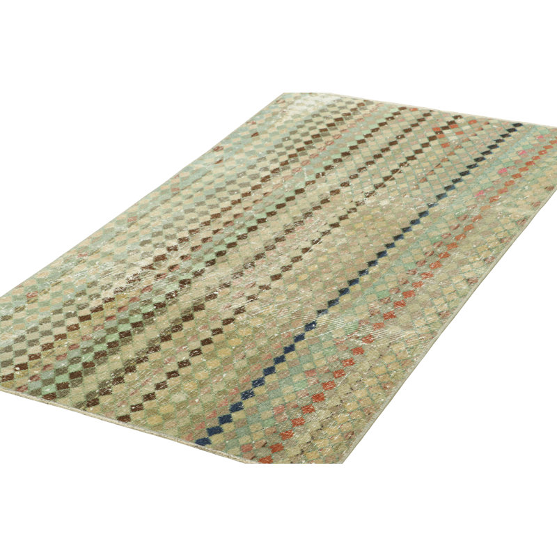 One-of-a-Kind 2’11”x5’3” Hand Knotted Area Rug