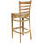 Ladder Back Wooden Restaurant Barstool-1909724192