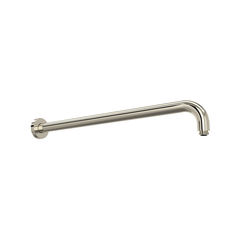 20.8125" Reach Wall Mount Shower Arm, Polished Nickel
