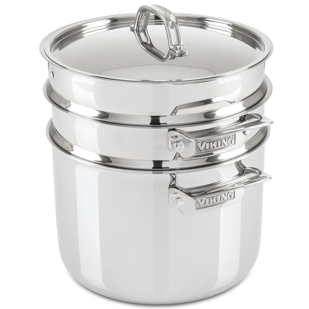 Viking 3-Ply Stainless Steel 8-Quart Multi Pot Viking