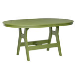 Berlin Gardens Harbor Tropical Aruba Blue 64″ Oblong Dining Table