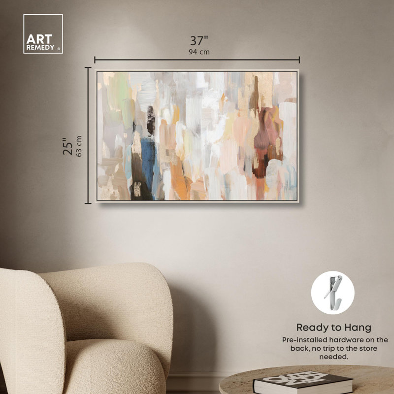 «Inner World II Boho Decor», reproduction d'art sur toile par Art Remedy, H 36 po x l 24 po, Cadre argenté