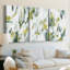 Emerald Ice I - Toile tendue avec châssis sur mesure - 3 pièces-767081977