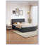 Lit plateforme tapissier avec lit gigogne