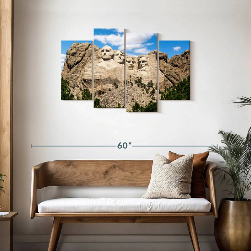 Lelar Mount Rushmore Landmark, 27" H x 43" W