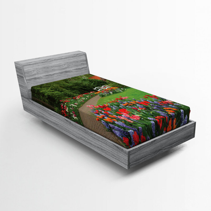 Drap-housse en microfibre Garden, Simple TG