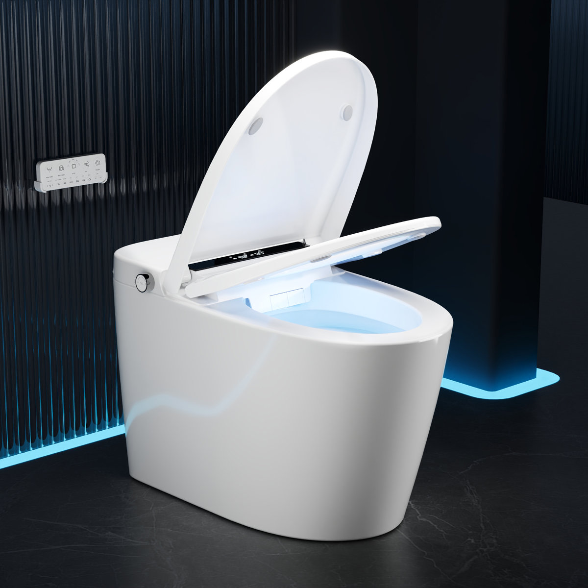 DeerValley Smart One Piece Tankless Bidet Toilet with Auto Open/Close Lid only 6.38: eDeal Info