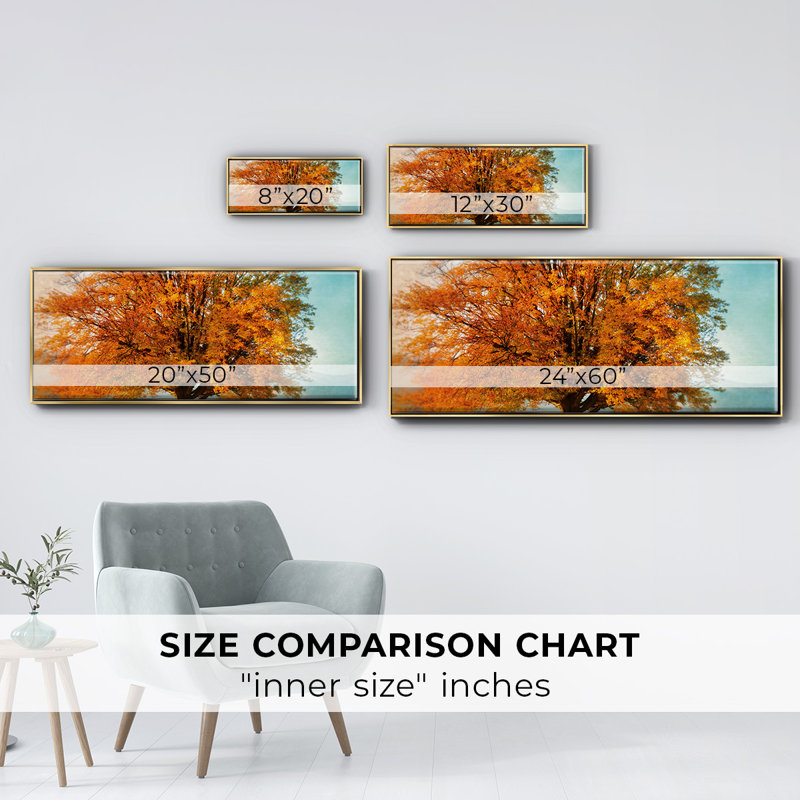 Autumn's Passion- Framed Canvas
