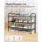 Extra-long Black Detachable Shoe Organizer Rack