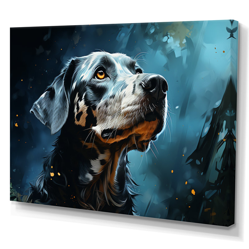 Dalmatian Dream II - impression, H 12 po x l 20 po x P 1 po, Toile tendue
