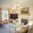 8-light Tiered Classic/traditional Chandelier With Fabric Shades