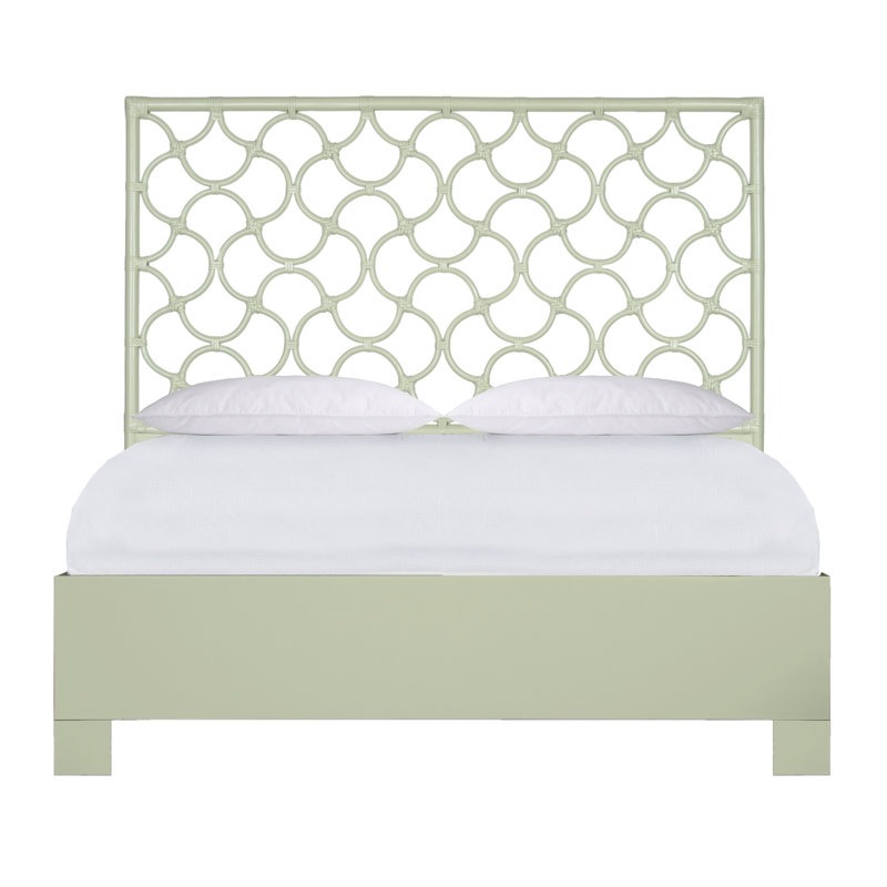 Mar Collection Bed, Full / Double, Celery Green