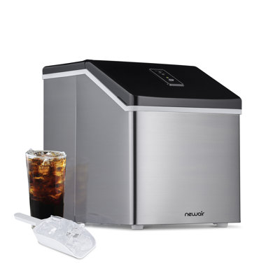 Newair Countertop Ice Maker 40lb. Daily - Stainless Steel