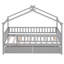 Lit simple en bois pour la chambre-530244837