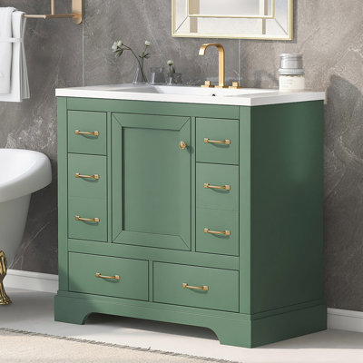 Meuble-lavabo simple avec comptoir 36,01 po Naun