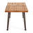 Fascinating Industrial Design Dining Table With Wood Top And Powder-coated Metal Base, Weather-, 69" H X 32.47" W 29.16" H, 60.14 Lb Modern Surface Support,
